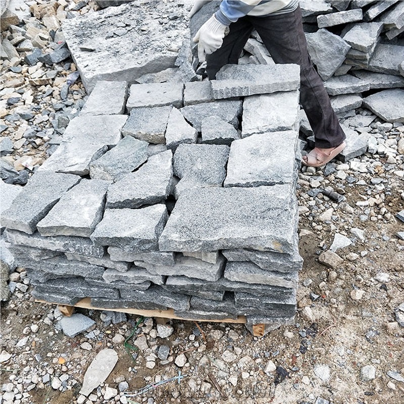 G654 China Granite For Road Pavers Cube Stone