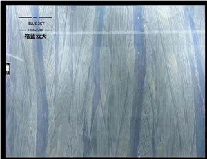 Azul Macaubas Quartzite Vein Sintered Stone Slab Tile