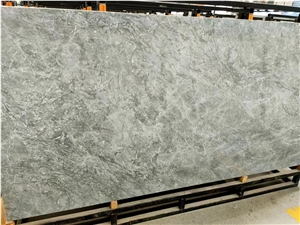 Grey Marble Vein Sintered Stone Slabs For Project Floor Use