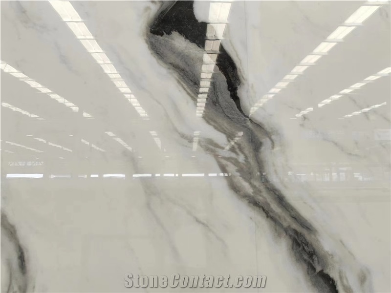 Sintered Stone Panda White Marble Vein Sintered Stone Floor