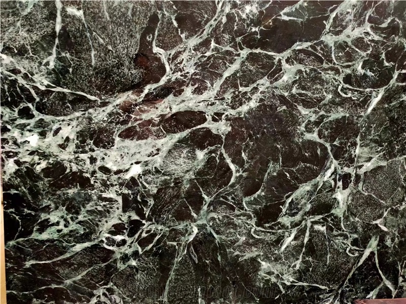 Verde Alpi Marble Vein Sintered Stone Slabs Project Floor