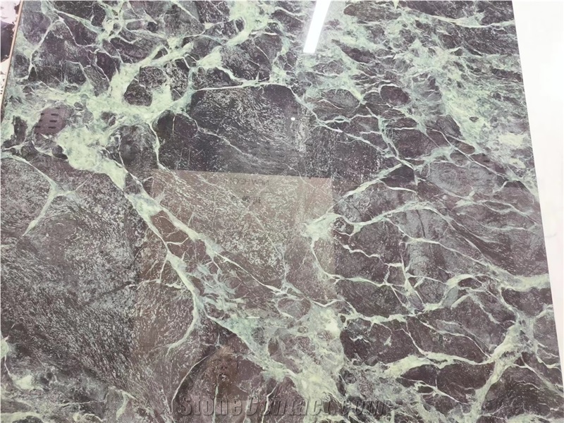 Verde Alpi Marble Vein Sintered Stone Slabs Tile