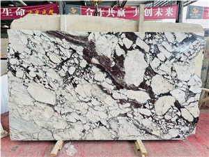 Italy Calacatta Viola Marble Marmi Lilac Stone Big Slab Tle