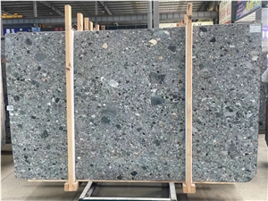 Italy Grey Conglomerate Slabs