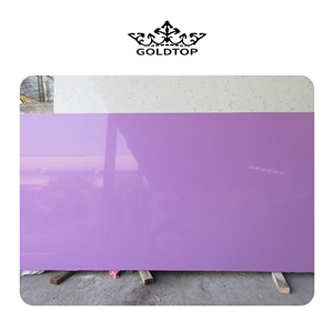 2019 Taro Purple Quartz Slab For Kitchen Vanity Top
