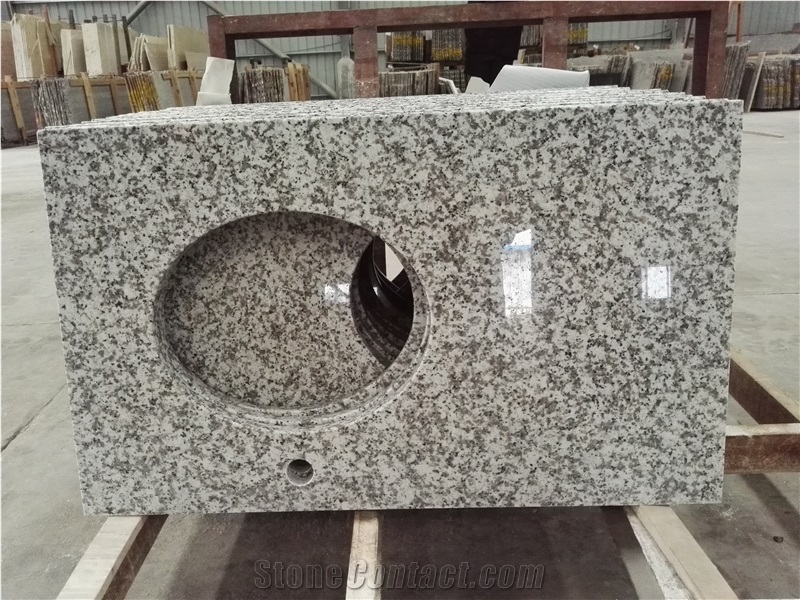 China G439 Grey Granite Prefab Vanity Tops