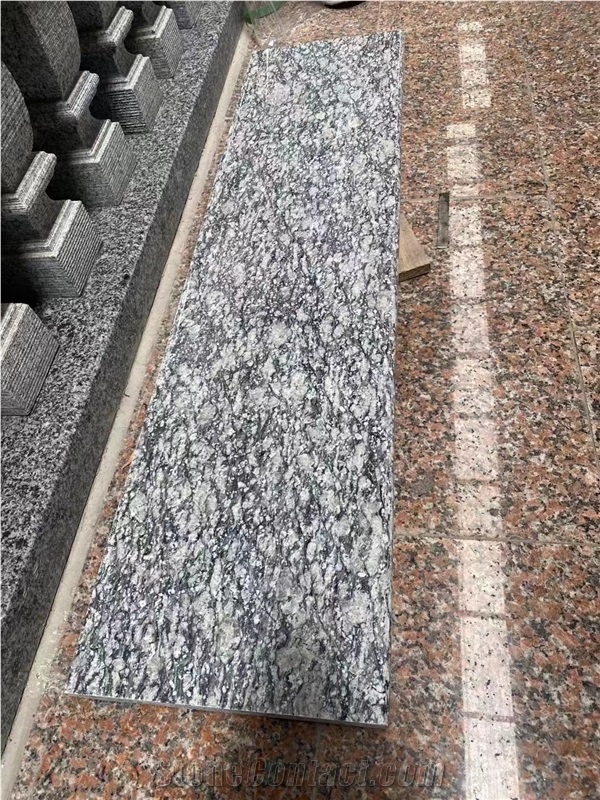 China Sea Wave Grey Granite Polished Slabs