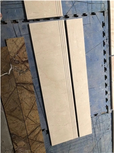 Crema Marfil Beige Marble Stairs Steps