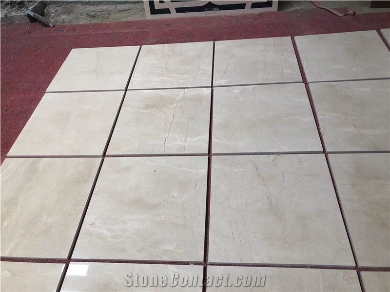 Crema Marfil Marble Flooring Tiles Lay Out