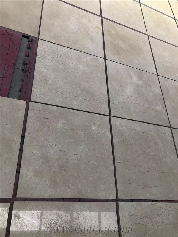 Crema Marfil Marble Flooring Tiles Lay Out