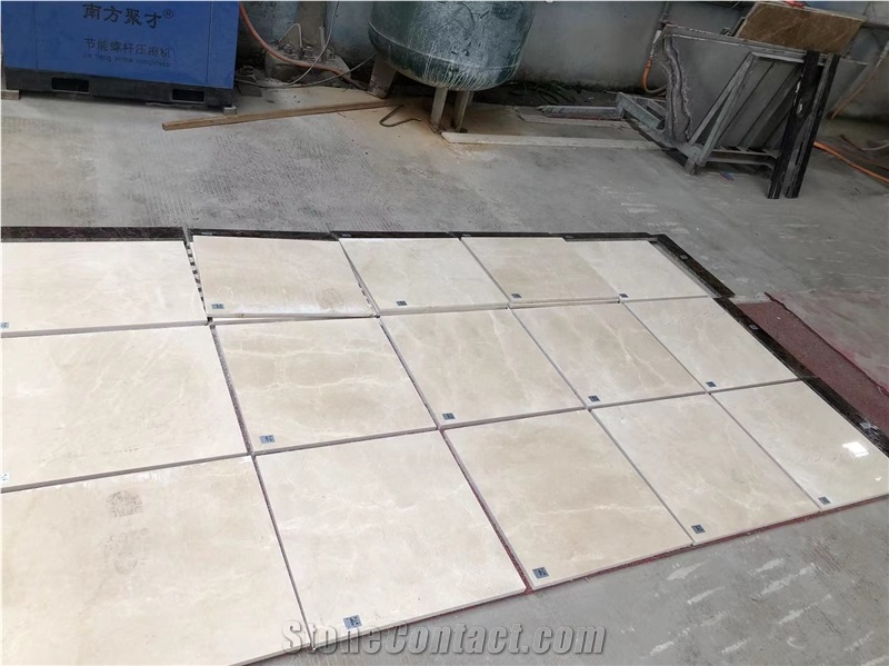 New Crema Marfil Marble Flooring Tiles