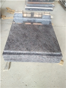 Bahama Blue Granite Mini Tombstone In European Style
