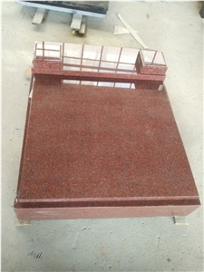 Indian Red Granite Mini Tombstone Memorials