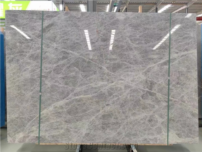 Premium Hermes Grey Marble Slabs Polished 18Mm