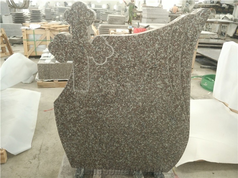 Star Brown Granite G664  Tombstone