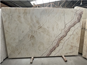 Beige Jade Onyx Slab Stone Tile