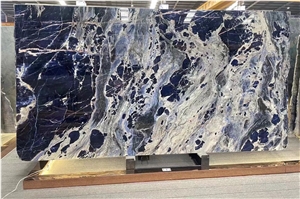 Blue Sodalite Granite Luxury Stone Slab