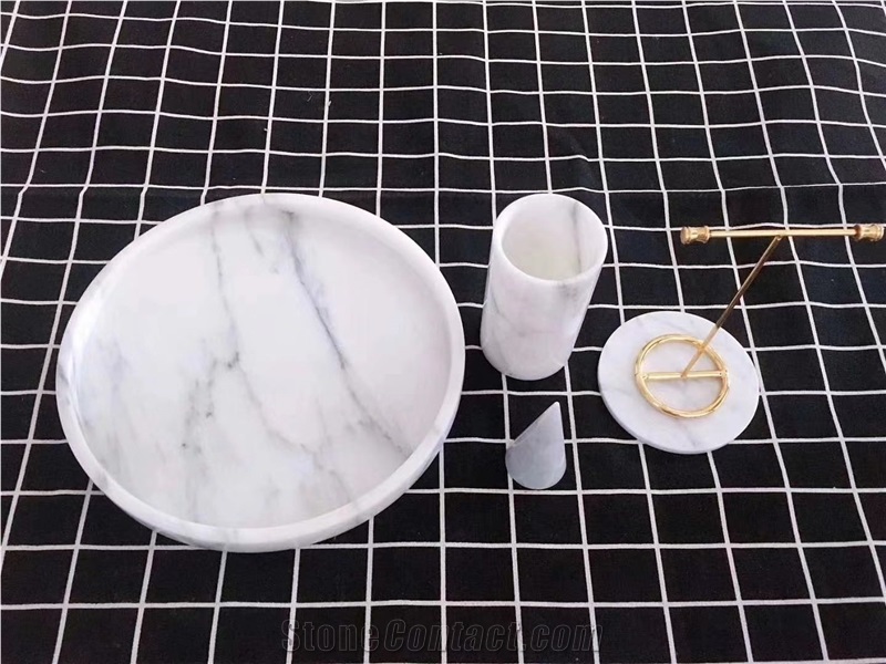 Marble Makeup Trays