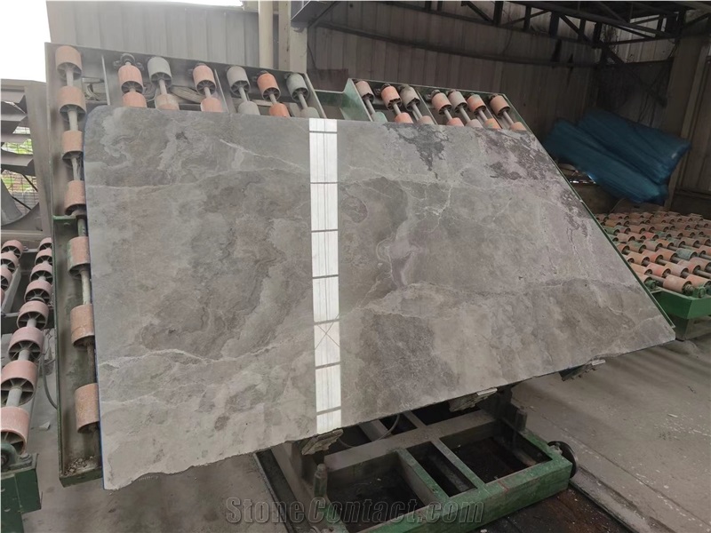 Turkey Statuario Grey Marble  Slabs Tiles Polished