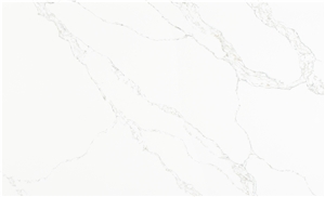 Calacatta Classic Polished White Quartz Slab China Supplier