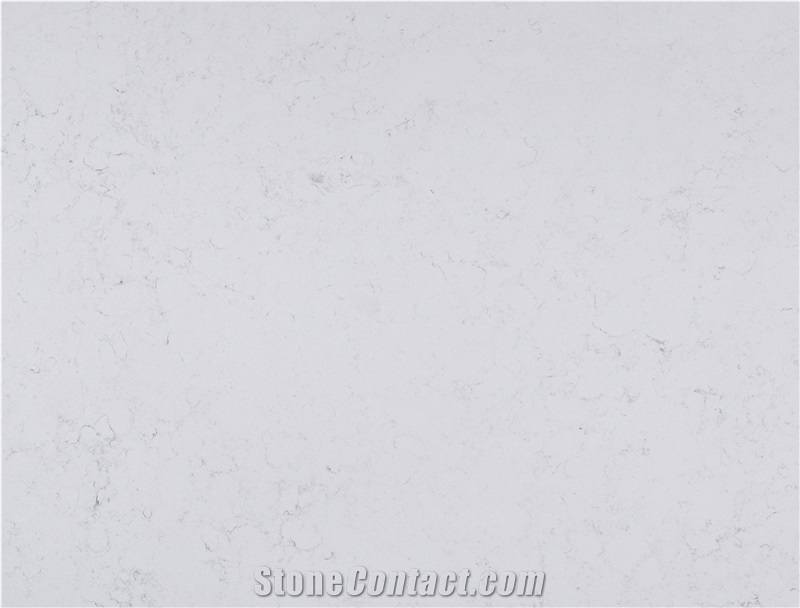 Jumpo Size White Quartz Stone Slab AQ3025