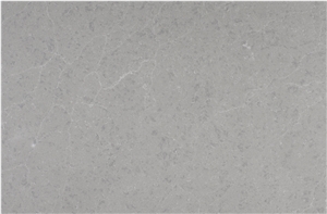Light Grey Manmade Carrara Quartz Stone Slab AQ6099