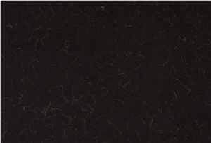 Manmade Granite Look Quartz Stone Slab Black Tile AQ5330