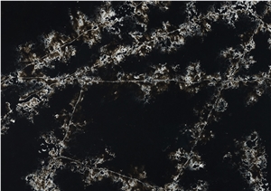 Meteor Dark Quartz Engineered Stone Surface Slabs AQ12