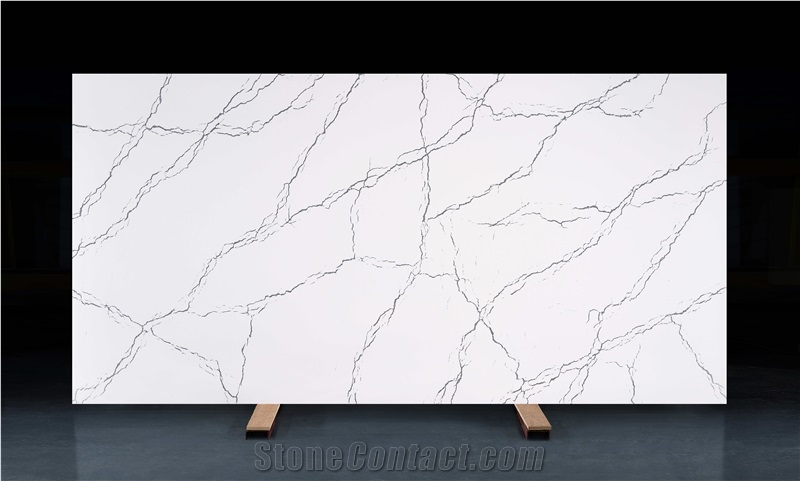 Unique Calacatta Quartz Stone For Interior Decoration