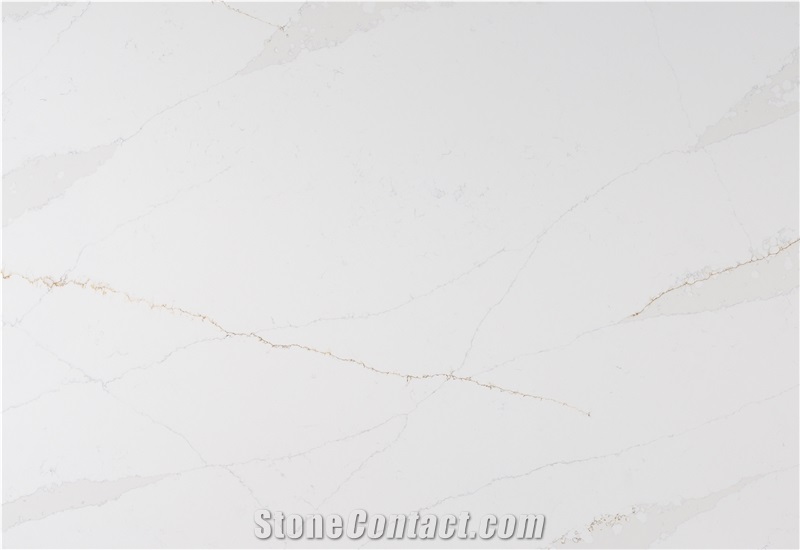 White Quartz Slabs, Polished Quartz Stone, Artificial Stone