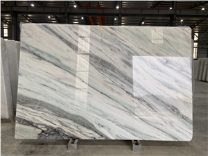 Top Decoration White Marble Slab Luxury