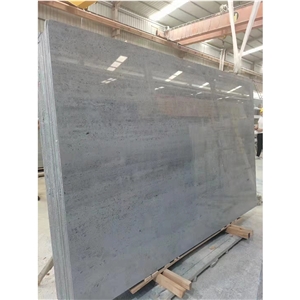 Sandblasted Blue Limestone Tiles Moon Grey Marble Honed