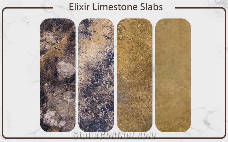 Elixir Limestone Slabs (Fossil / Flower)