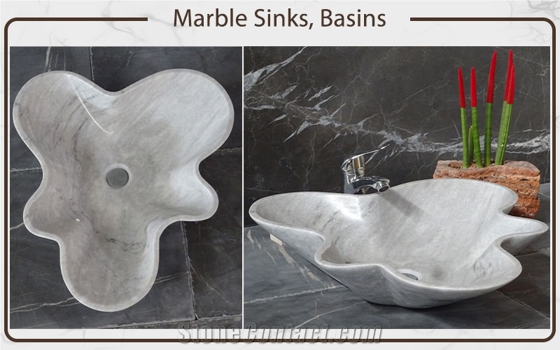 Marble Wash Sinks, Basins