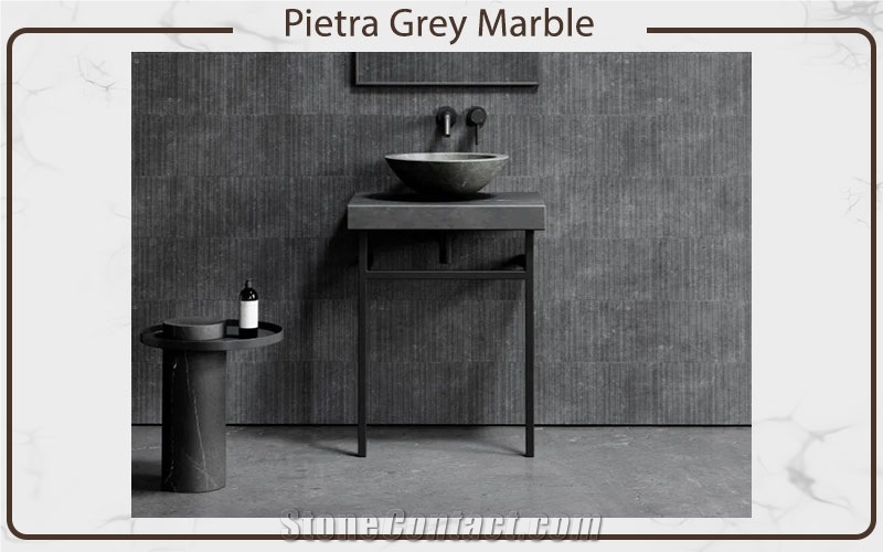 Pietra Grey Marble Wash Sinks, Basins