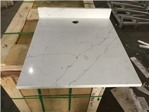 Vietnam White Calacatta Countertop For Kitchen And Bathroom