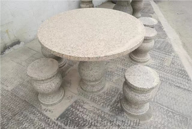 GC0116 Outdoor Furnitures Granite Stone Design