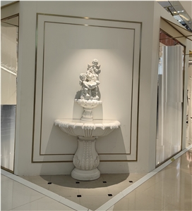 ZF0800 Stone Fountains Carvings Wall Fountain