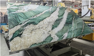 ZQ0215 Quartzite Tiles&Slabs Green Stones For Floor Wall