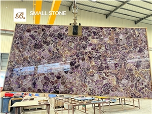 Amethyst Gemstone Slab, Amethyst Luxury Wall