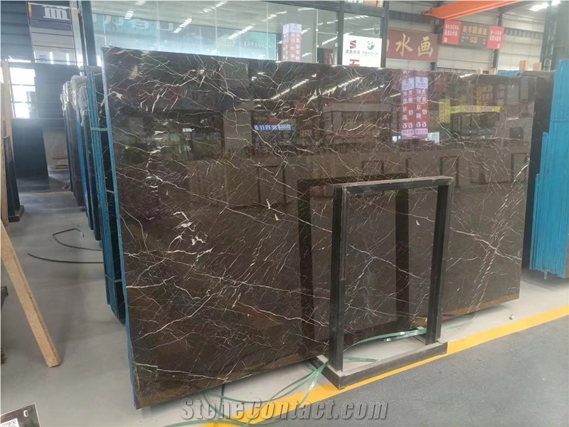 Imperial Brown Marble, Brown Gold Marble Slab And Tile