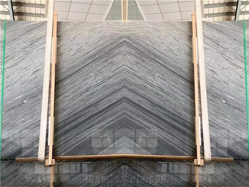 Platinum Blue Marble Slab And Tiles Bookmatch Marble