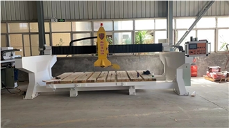 Infrared 4 Axis Marble And Granite Bridge Saw For Quartz Cutting