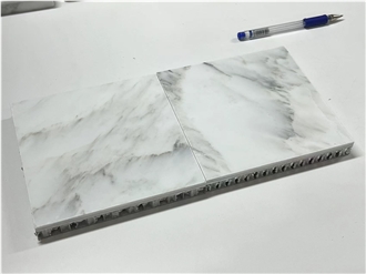 Crema Delicato White Marble Honeycomb Backed Stone Panels