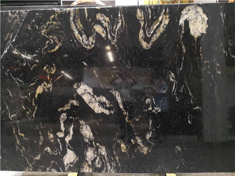 Brazil Spectrus Black Granite Slab Kitchen Tile Floor