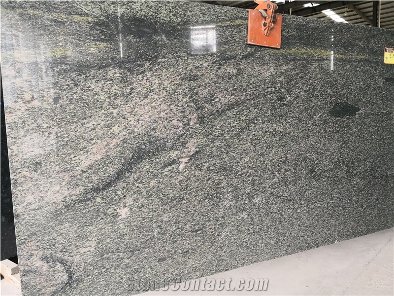 Brazil Tropic Green Granite Slab Kitchen Tile Floor