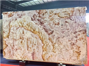 Brazil Vangogh Yellow Granite Slab Kitchen Tile Floor