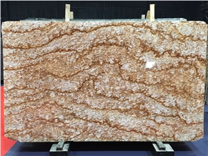 Brazil Verniz Tropical Granite Gold Slab Kitchen Tile