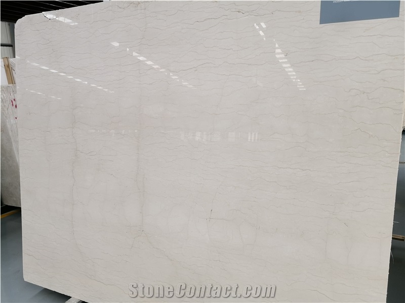 China American Beige Marble Slab Kitchen Bathroom Tile Floor