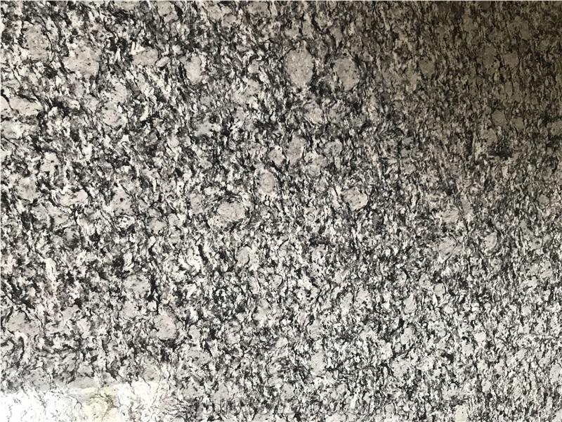 China Spary White Granite Slab Kitchen Tile Floor